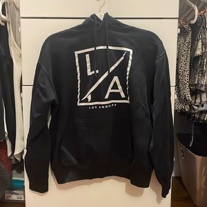 Los Angeles Hooded Sweatshirt Size Small